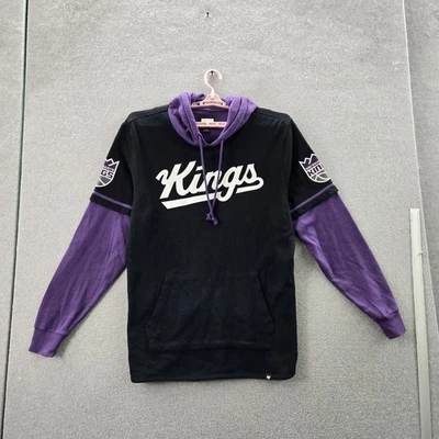 Sacramento Kings 男式连帽衫大号黑色刺绣 '47 标志团队 — 第 1/4 张图片