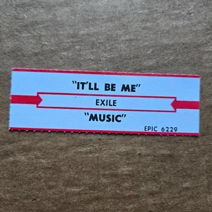 EXILE It'll Be Me/Music Jukebox Strip Record 45 rpm 7" - Bild 1 von 1