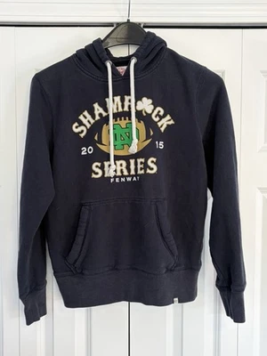 47 Marca Notre Dame Lucha Irlandesa Sudadera con Capucha Trébol Azul Serie Talla Pequeña Foto 1 de 4