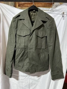 VTG 1940s USMC Marine Corps Wool Ike Military Jacket Crop Men’s WW2 Korea NAMED - Picture 1 of 7