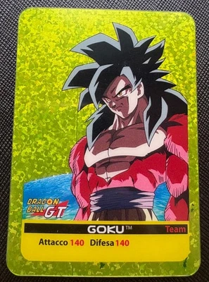 dragon ball gt lamincards, Dragon Ball GT Goku S8 2007 Edibas errore di stampa  - Immagine 1 di 3
