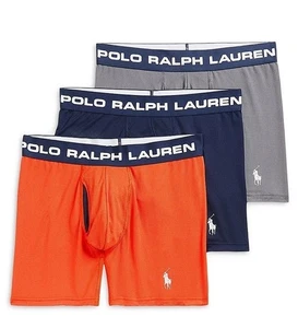 Nuevo Polo Ralph Lauren Para Hombres Ultimate Support Absorbente Calzoncillos Boxer Paquete de 3 M - Imagen 1 de 1