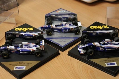 Pacote Hill Coulthard Frentzen Onyx Williams 1994 1995 1997 1:43 - Imagem 1 de 4