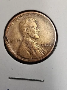 1921-S Lincoln Wheat Cent Penny Fine Condition - Picture 1 of 3