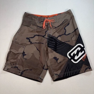 Boardshorts Billabong Shane Dorian Signature para hombre 36 (medidas 35x10) marrón camuflaje Foto 1 de 4
