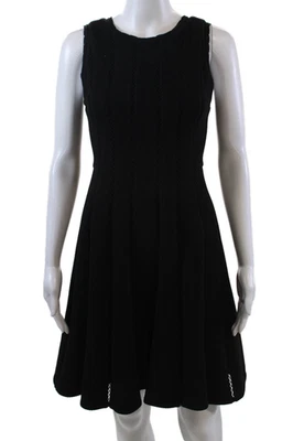 Mini Vestido Acampanado Para Mujer Rebecca Taylor Cuello Redondo Sin Mangas Talla 2 Foto 1 de 4