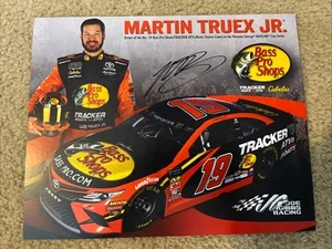 Martin Truex Jr JGR #19 BASS PRO SHOPS SIGNED 2019 NASCAR 75 GREATEST - Picture 1 of 3