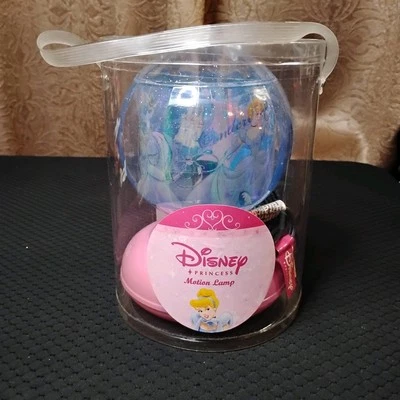 Disney Revolving MOTION LAMP Cinderella Night Light Disco Ball Princess New -K - Image 1 of 4