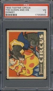1933 R152 Tootsie Circus The Clown and his Donkey PSA 3 - Bild 1 von 1