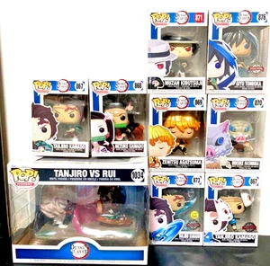 Funko Pop! Demon Slayer 9er SET TANJIRO ZENITSU Kimetsu no Yaiba Japan Limited - Bild 1 von 2