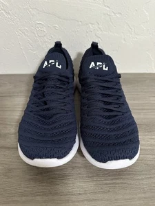 Women’s TechLoom Wave Navy And White APL Running Shoes Size 8.5 (New Are $245) - Picture 1 of 9