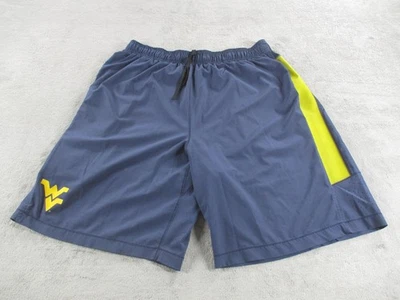 West Virginia Mountaineers Shorts Mens 3XL Blue NCAA Basketball Nike Training - Image 1 of 4