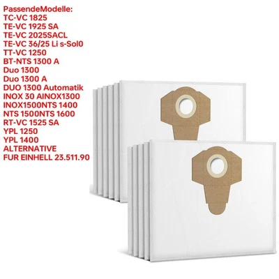 für Einhell Schmutzfangsack 25L Staubsaugerbeutel Nässe Trocken für NTS1500 1600 - Bild 1 von 4