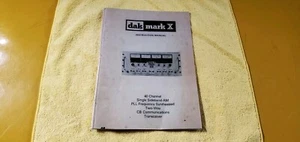 DAK MARK X * USER MANUAL*DIGITALLY SCANNED* 20 PAGES OF VERY INFORMATIVE INFO. - Picture 1 of 3
