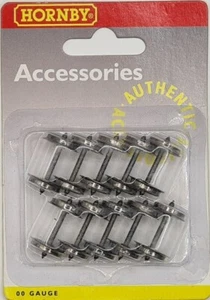 Hornby R8098 12.6mm Diameter Metal 8 Spoked Wheel / Axel Set - Pack of 10 - Picture 1 of 2