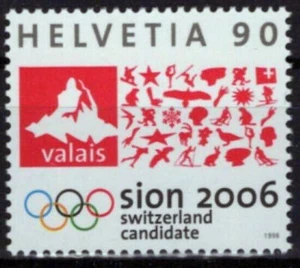 Switzerland 1025 MNH Winter Olympic Games Sports ZAYIX 0324S0107M - Picture 1 of 3