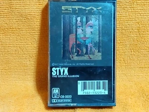 STYX-THE GRAND ILLUSION-A&M-1977-CS-3223 VG++RARE-CASSETTE-C14 - Picture 1 of 9