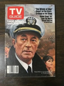 TV Guide 29. Januar - 4. Februar 1983 #1557 Robert Mitchum Winds of War kein Etikett - Bild 1 von 2