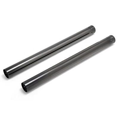 Chrome Black 49mm Fork Tubes 45500113 for Harley Touring 14-23 Street Road Glide Foto 1 de 4