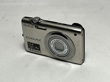 Nikon COOLPIX S3000 12.0MP Digital Camera Silver - TESTED
