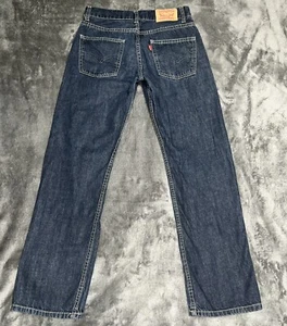 Levi's 514 Straight Fit Youth/ Men's Blue Jeans 16 Reg 28x28 (28x27) - Picture 1 of 13