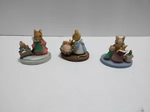 Vintage Forest Friends Avon Figur alle versteckt im Schlittenfahrt Story Time Lot 3 - Bild 1 von 8