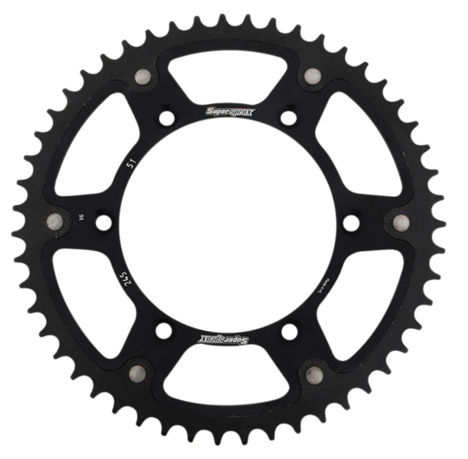 Piñón trasero Stealth Supersprox - RST-245-51-BLK, 51T Foto 1 de 1