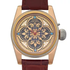 PATEK PHILIPPE 36mm Skeleton Antique Wristwatch Manual Winding Vintage Men's - Picture 1 of 6