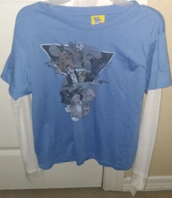 Camiseta azul Star Wars manga larga (comida chatarra) (niños XL (12) Foto 1 de 2