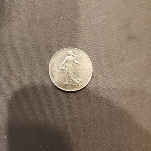 1976 1 Franc Coin, Very Good Condition - Ungraded - Picture 1 of 2
