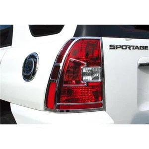 For Kia Sportage 2009 - 2010 Chrome Tail Light Covers Trim Set - Picture 1 of 7