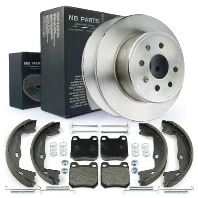 Discos de Freno 270mm Pastillas Zapatas Mano Trasero para Opel Vectra B 4-Loch - Imagen 1 de 2