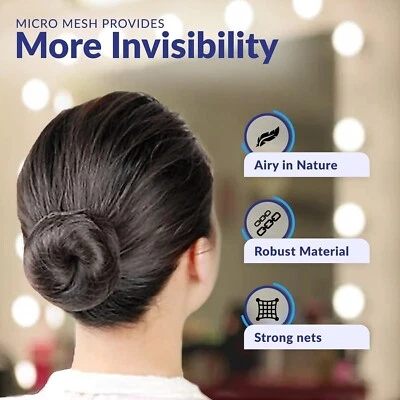 Hair Net Black 28' Light Weigh, Disposable and Latex Free, Package of 144 - Image 1 of 4