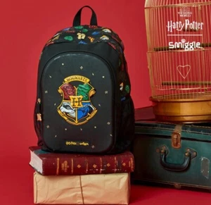 BRAND NEW 😎 SMIGGLE Harry Potter Classic Backpack Black Large School Bag - Picture 1 of 10