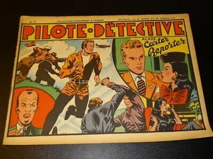 PILOTE-DÉTECTIVE - RÉCIT COMPLET -  SUPPLÉMENT TARZAN n°35 - 1948 - ALAIN CARTER - Picture 1 of 1