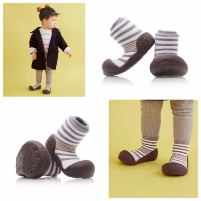 ATTIPAS NATURAL HIERBA 2 TONOS zapatos informales para niños pequeños precaminantes no alérgicos pull-on Foto 1 de 4