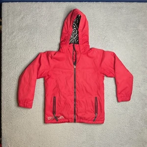 Burton DryRide Red Snowboard Ski Coat Boys Medium 10/12 - Picture 1 of 14
