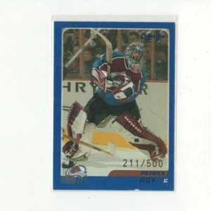 2003/04 Topps Blue Patrick Roy Parallel Card #'d 211/500 Mid-Grade Rare Parallel - Picture 1 of 1