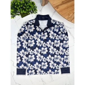 Suéter Bogner Estampado Térmico Manga Larga Cremallera Estampado Floral Talla EU40/US10 - Imagen 1 de 9