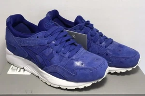 Asics Womens Size 6 Tiger Gel-Lyte V Athletic Running Asics Blue Shoe HL7E9-4545 - Picture 1 of 7
