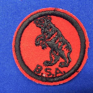 Boy Scout Vintage Fieltro Patrulla Medallón Oso Cir: 1933-1952 2311C1 - Imagen 1 de 3