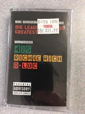 Various ‎– Big League Records Greatest Hits CS/CASSETTE TAPE (New/Sealed) 1999 - Image 1 of 2