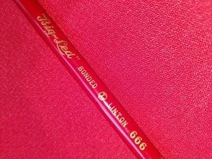 RAR Linton Bleistift "Big Led" Bonded 666 groß rund NEU Vintage mit Zwinge - Bild 1 von 12
