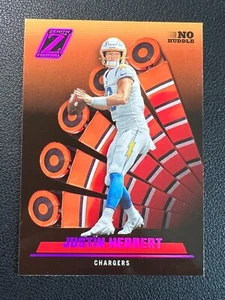 2022 Panini Zenith #86 No Huddle Pink Parallel Justin Herbert - Picture 1 of 2
