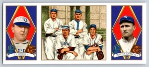 1993 Upper Deck B.A.T. Triple-Folders - Cy Young, Walter Johnson #142 - Picture 1 of 2