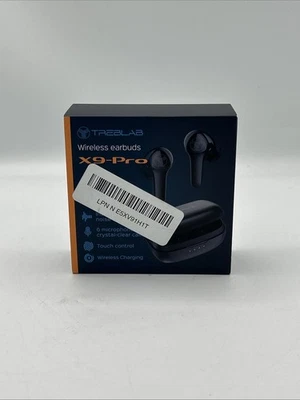TREBLAB X9 Pro - Auriculares inalámbricos con 6 micrófonos AI para llamadas, tiempo de reproducción 50H Foto 1 de 4