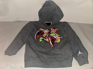 Jordan Kids Toddler 3-4T XS Basketball Hoodie Pullover Nike Air Force Sweatshirt - Picture 1 of 9