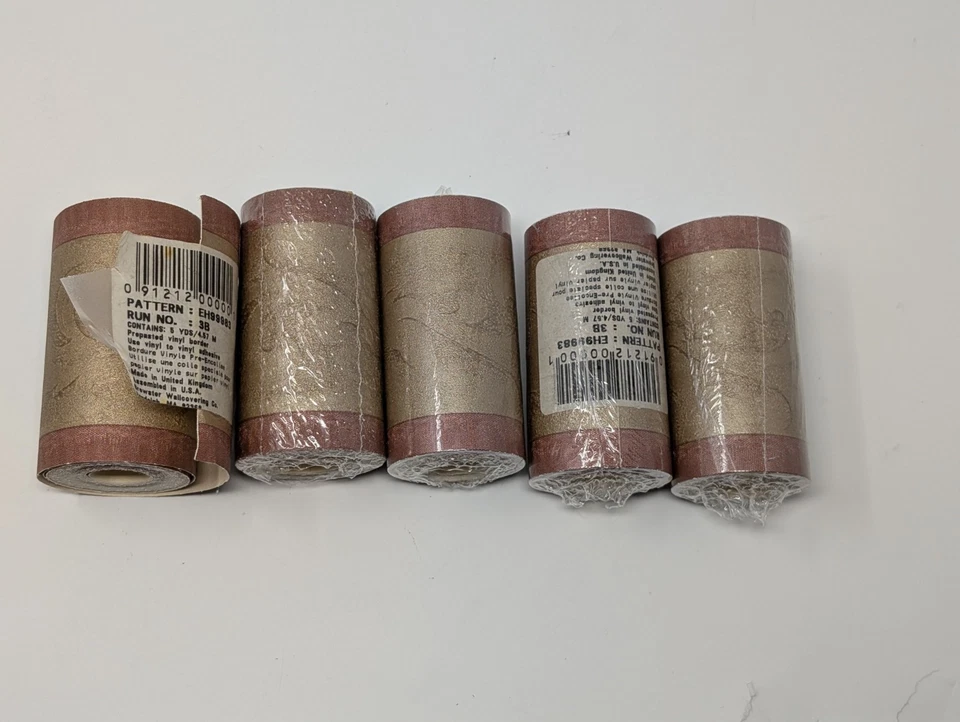 Fruit Bowl Cherry Raspberry Gold Wine Green Wallpaper Border eh99960 Victorian