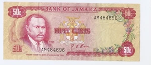 Jamaika 50 Cent 1960 (1970) sign. 4 Marcus Garvey, Nationalheiligtum - Bild 1 von 2