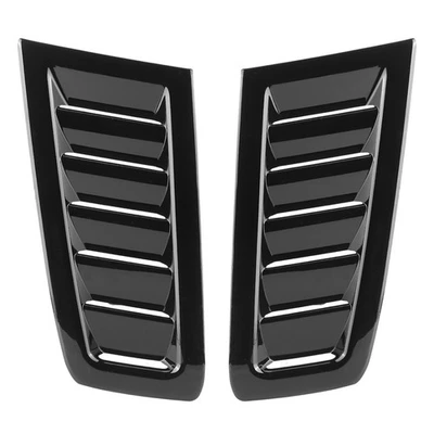 (Helles Schwarz SI-AT26105)1 Paar Auto-Motorhauben-Entlüftungsteil Hochfestes - Bild 1 von 4